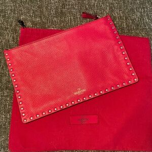 Valentino Nappa Rockstud Clutch
